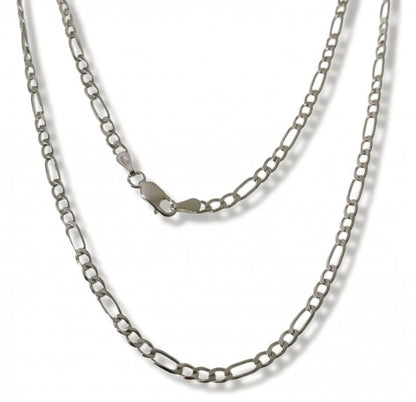 Cadena Forzada Alargada 45 cm en Plata de Ley