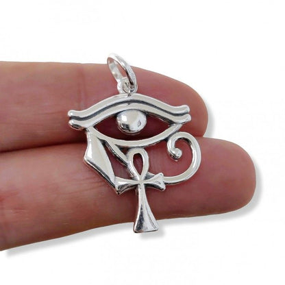Colgante ojo horus cruz de la vida