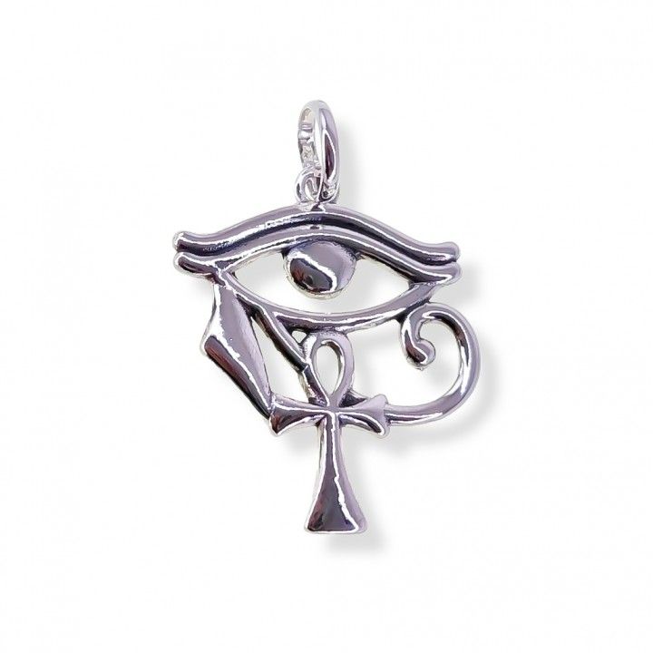 Colgante ojo horus cruz de la vida