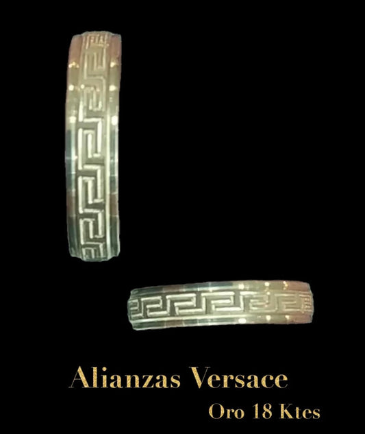 Alianza tipo Versace Oro 18 Ktes.