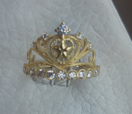 Anillo Corona en Oro 18 Ktes.