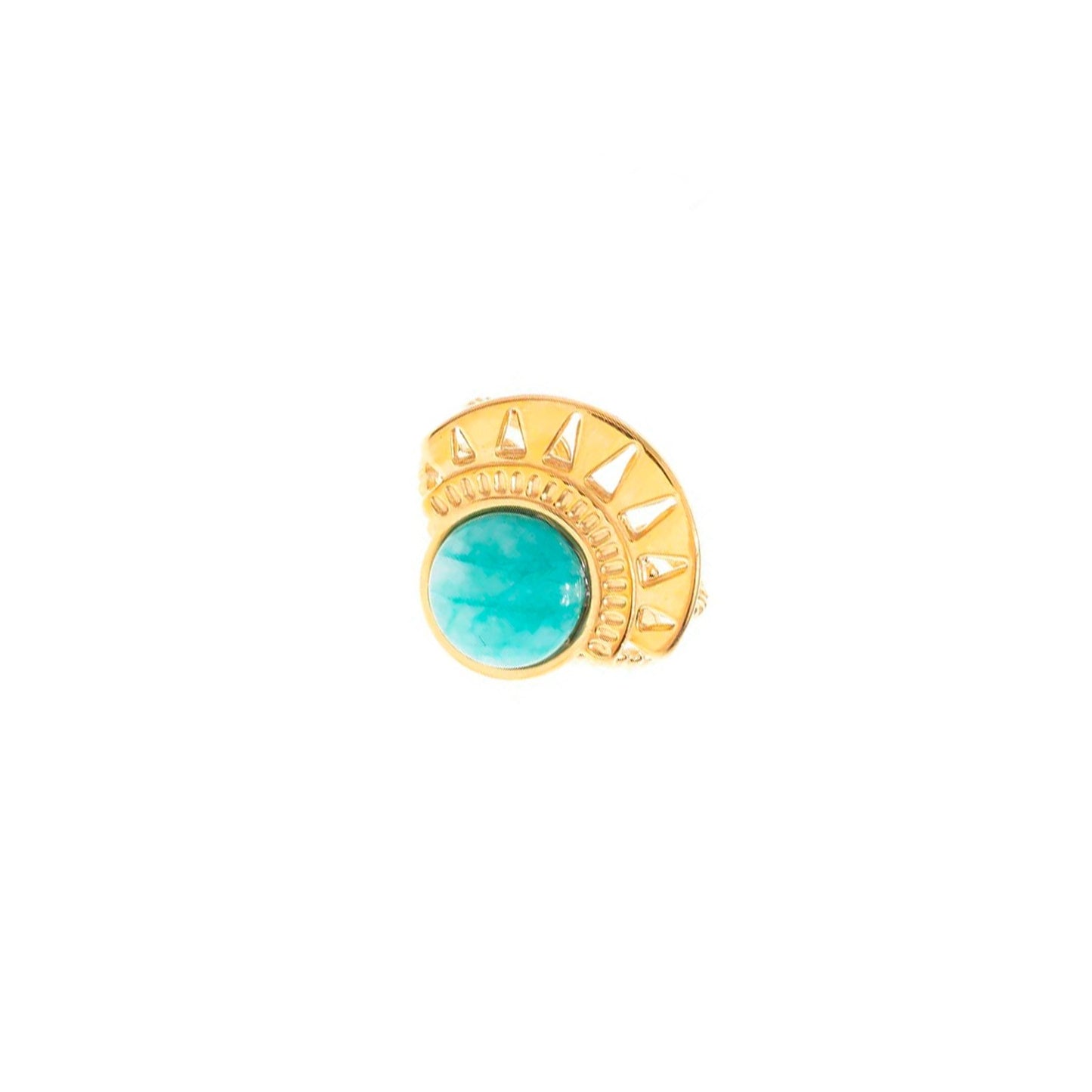 Anillo Turquesa Azteca ACERO