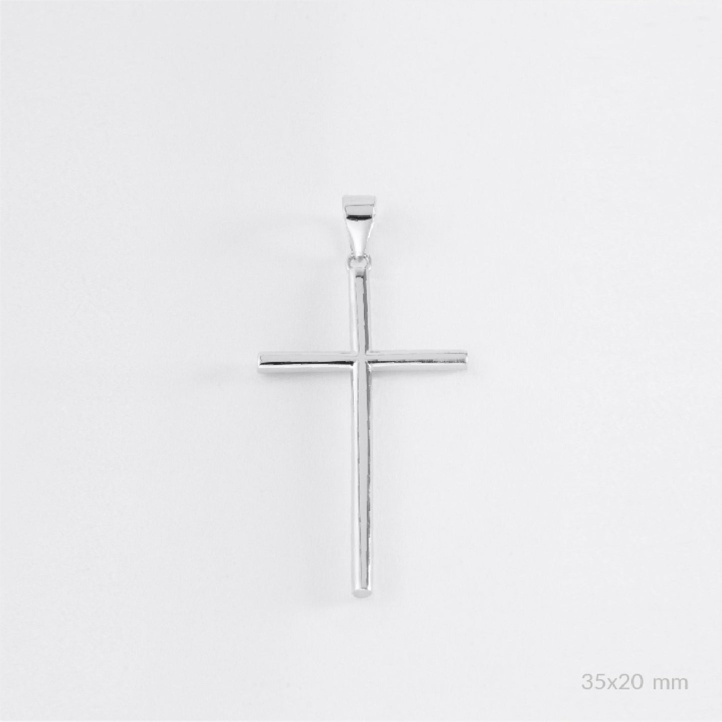 Colgante Crucifijo en Plata de Ley