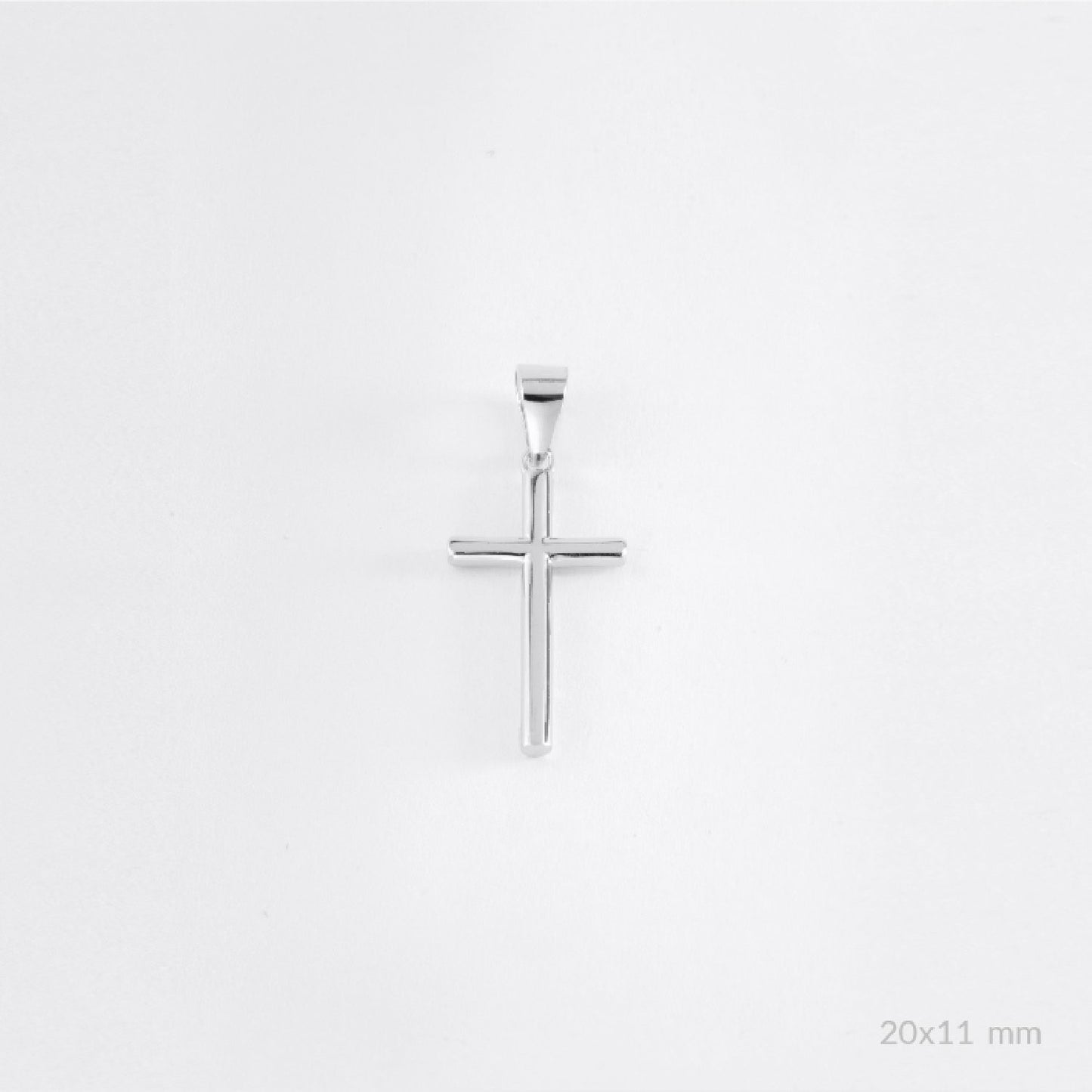 Colgante Crucifijo en Plata de Ley