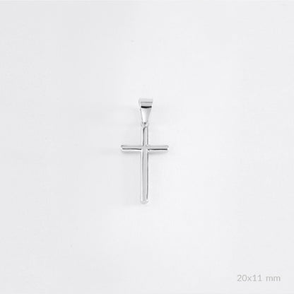 Colgante Crucifijo en Plata de Ley