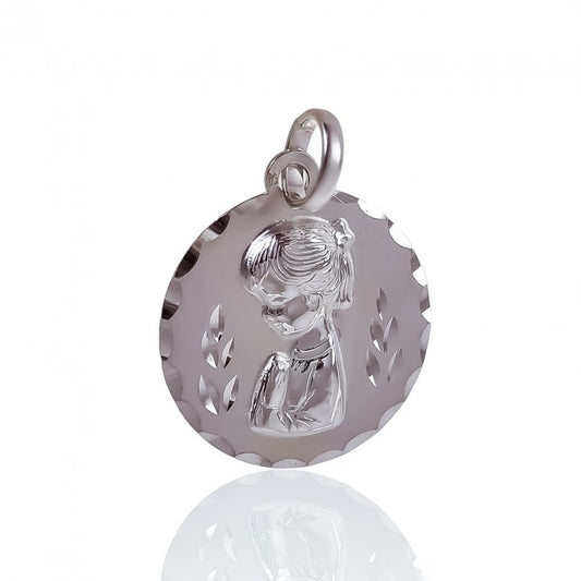Colgante Medalla Virgen niña