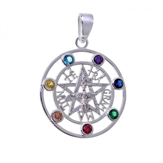 Colgante Tetragramatón Chakras