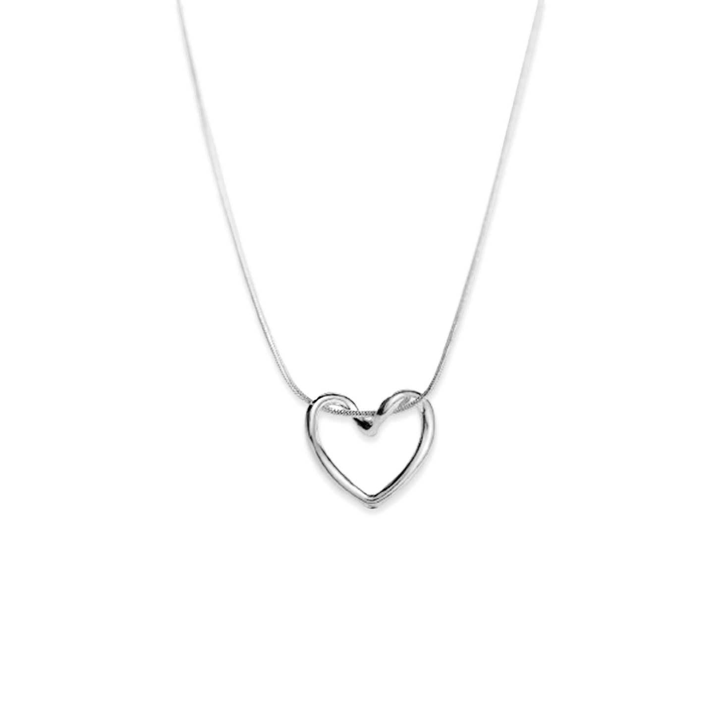 Gargantilla Corazón Calado ACERO