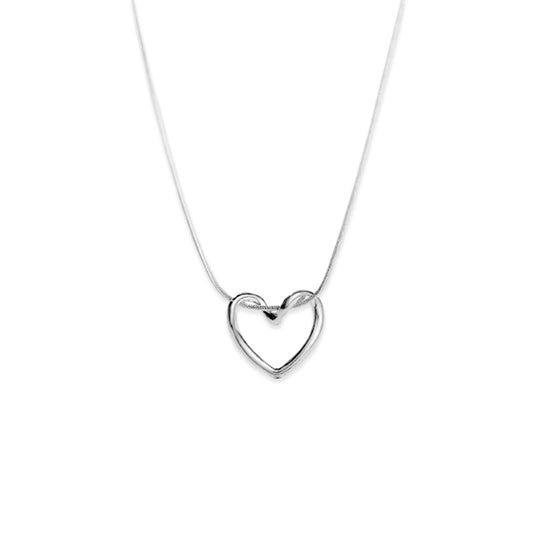 Gargantilla Corazón Calado ACERO