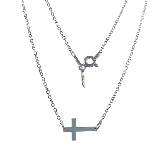 Colgante cruz de plata