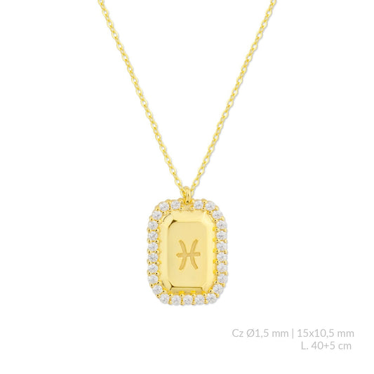 Colección MANIFESTO (Horóscopos) Chapado en Oro