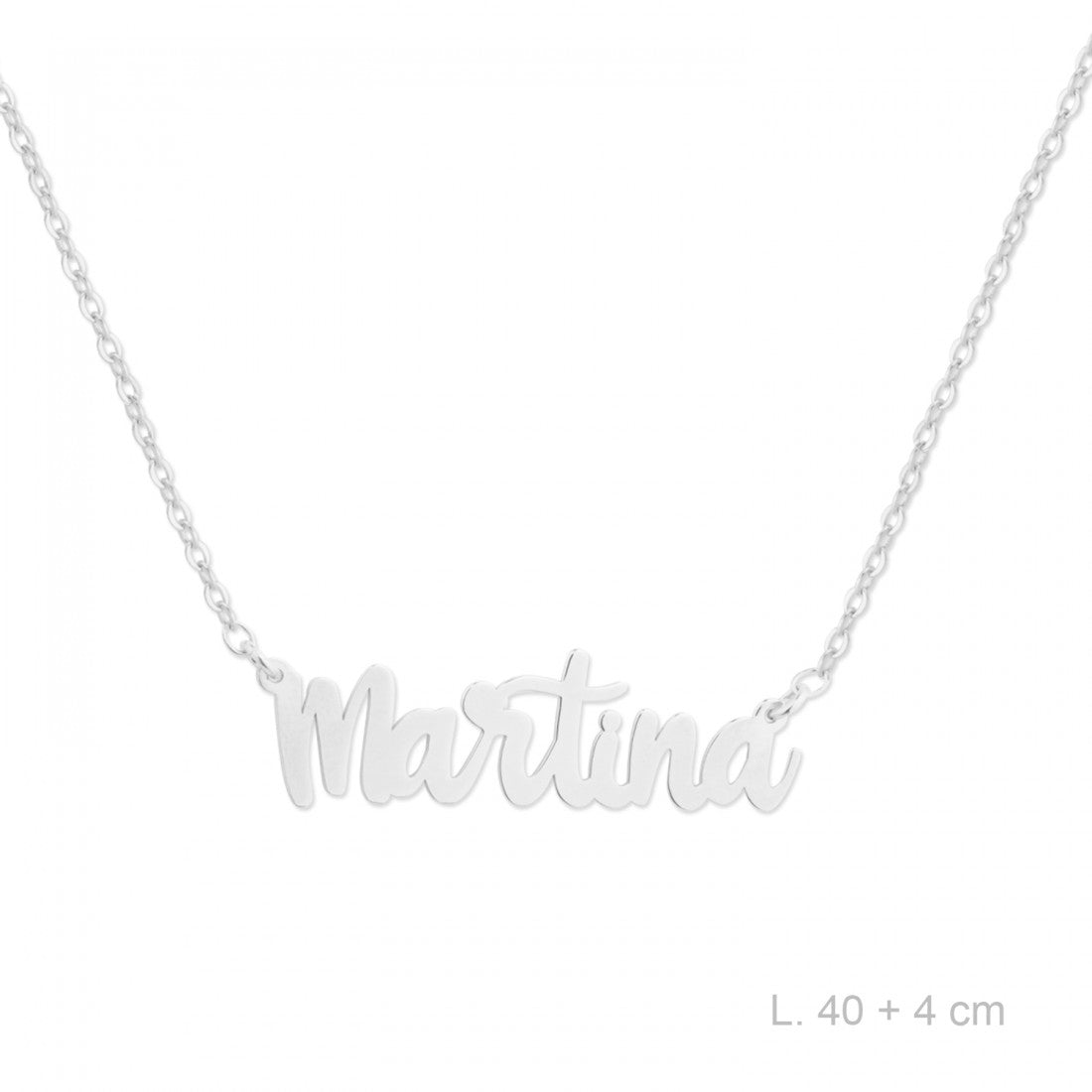 Gargantilla Personalizada Plata de Ley/Chapada