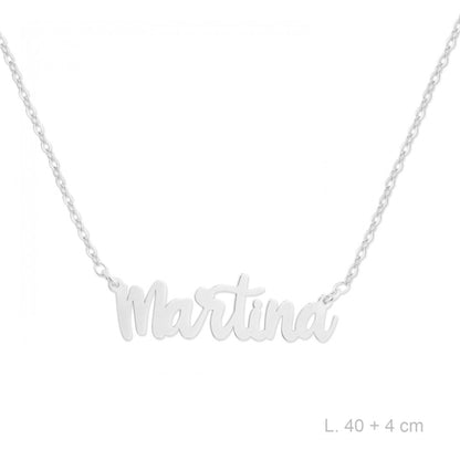 Gargantilla Personalizada Plata de Ley/Chapada