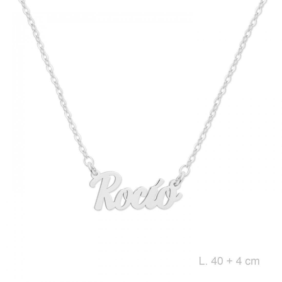 Gargantilla Personalizada Plata de Ley/Chapada