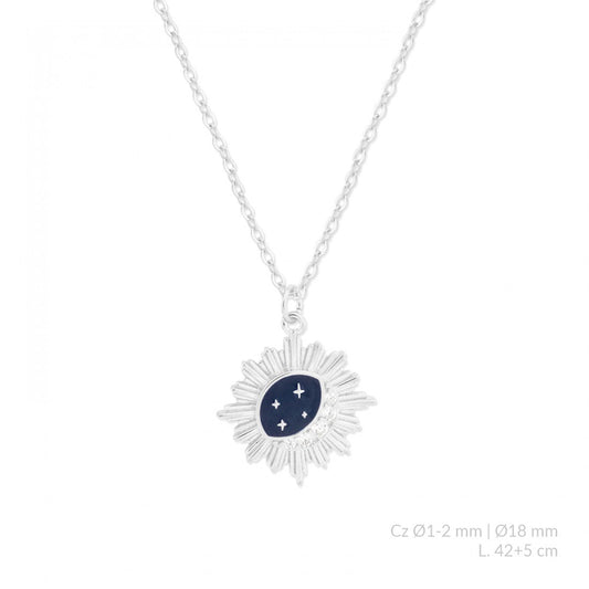 Gargantilla de Plata de Ley Estrellitas