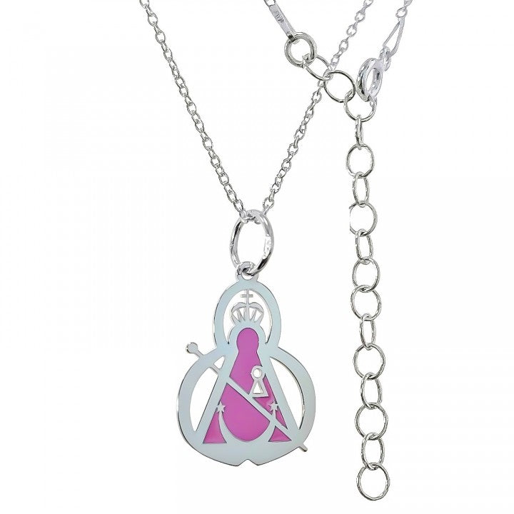 Gargantilla Virgen de la Cabeza esmalte