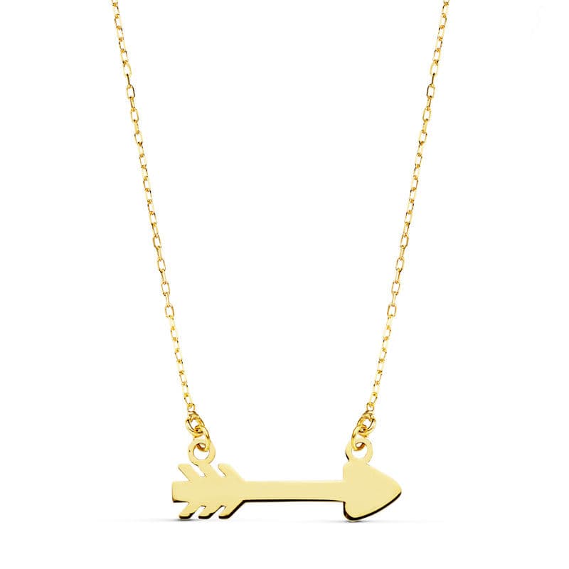 Gargantilla Flecha Oro 18 Ktes.