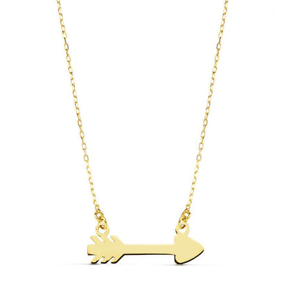 Gargantilla Flecha Oro 18 Ktes.