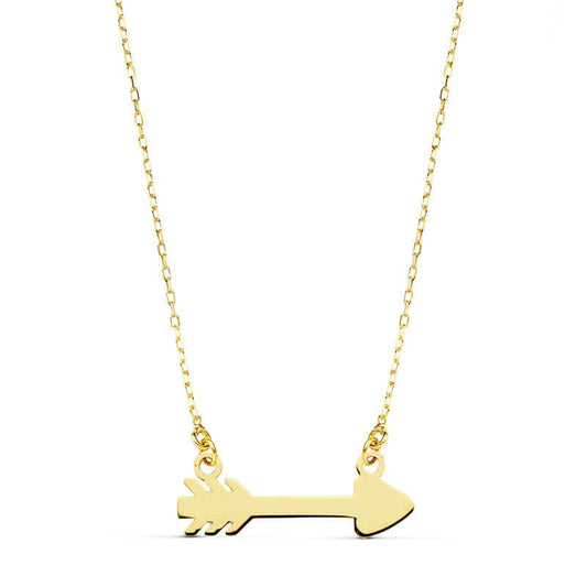 Gargantilla Flecha Oro 18 Ktes.