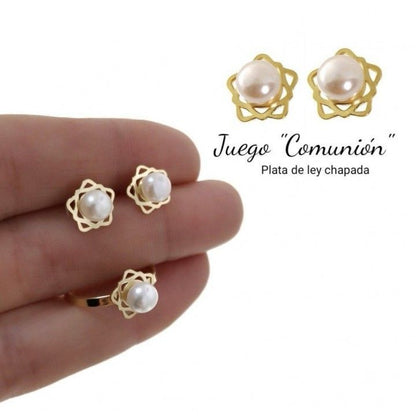 Juego Comunión Perla Chapado