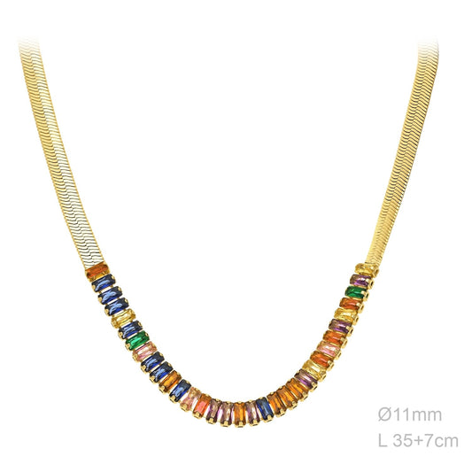 Collar Latón Chapado en Oro
