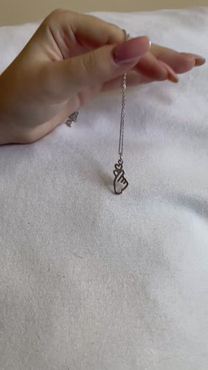 Corazón Coreano en Plata de Ley