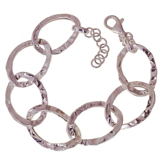 Pulsera Asas Huecas Martilleada
