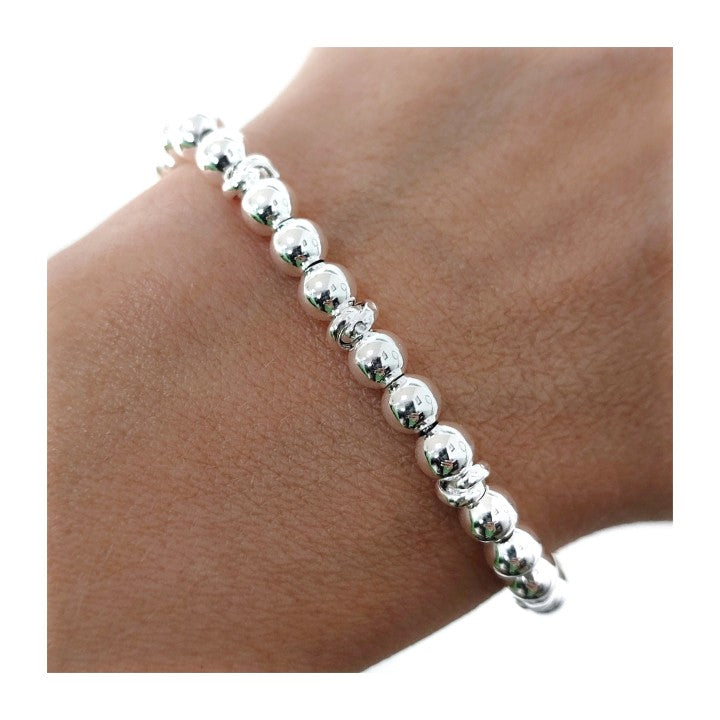 Pulsera Bolas Asas Entrelazadas