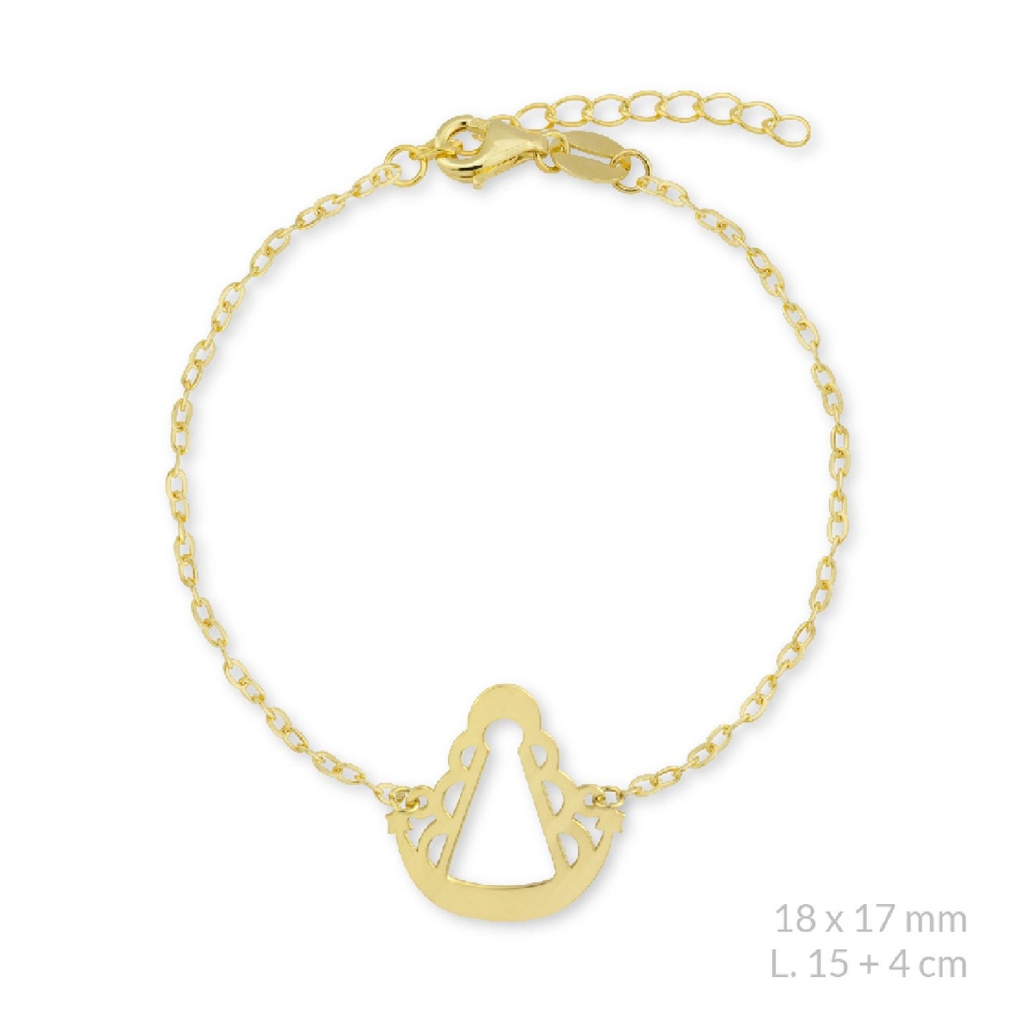 Pulsera de Plata de Ley | Virgen del Rocío