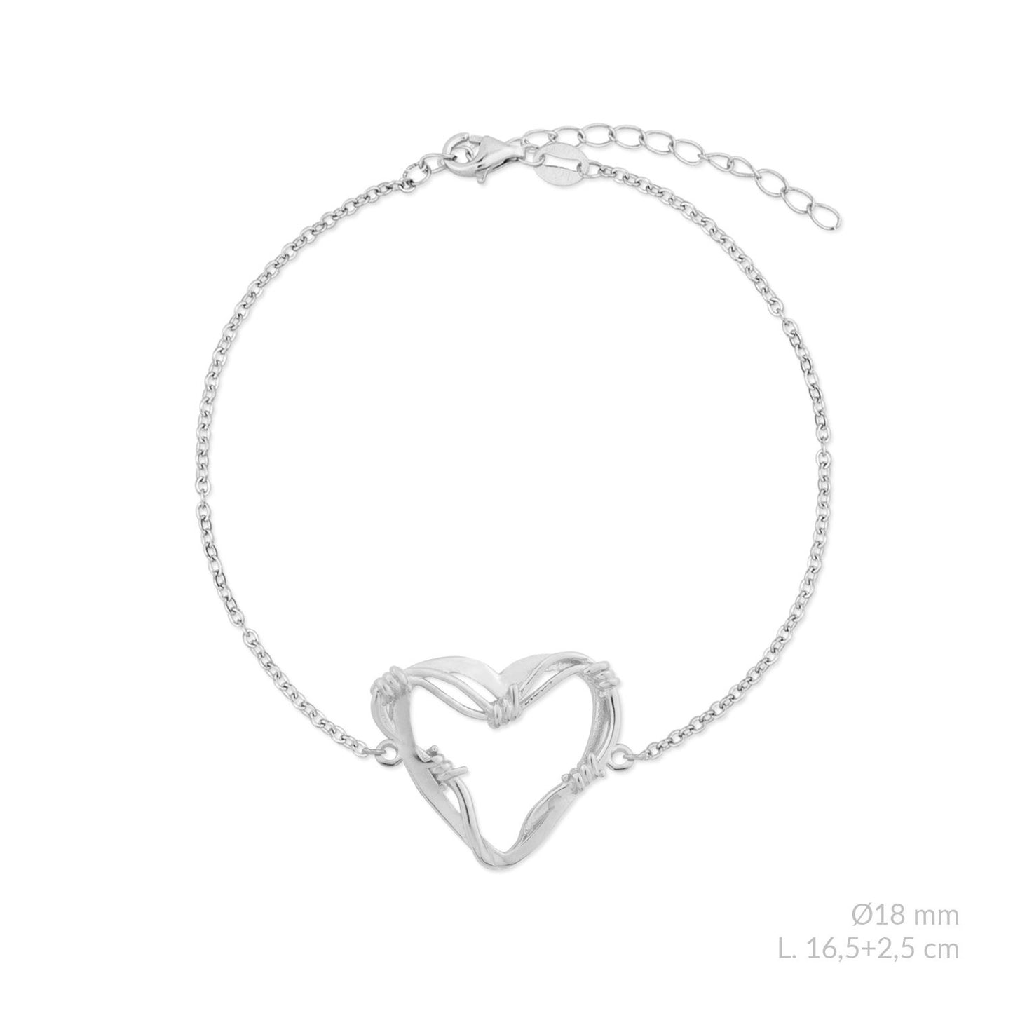 Pulsera Corazón Espinado Bichota