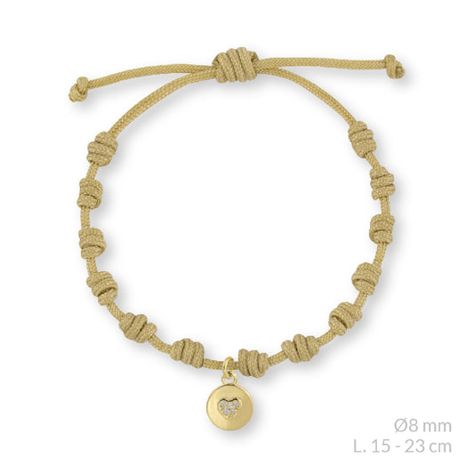 Pulsera de Plata de Ley Chapada en Oro