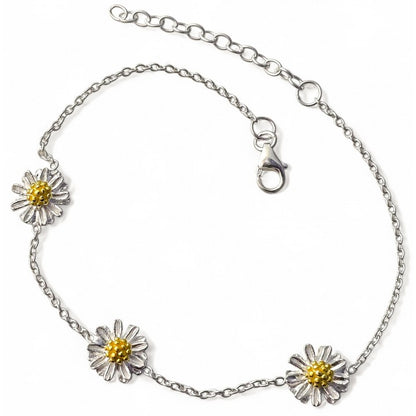Pulsera Eguzkilore en Plata de Ley