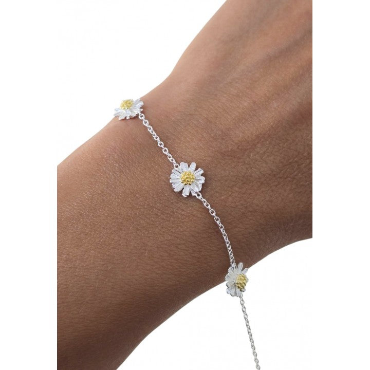 Pulsera Eguzkilore en Plata de Ley