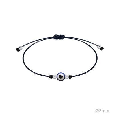 Pulsera Hilo Ojo Turco Acero