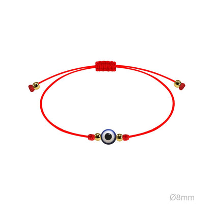 Pulsera Hilo Ojo Turco Acero