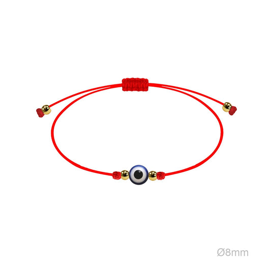 Pulsera Hilo Ojo Turco Acero