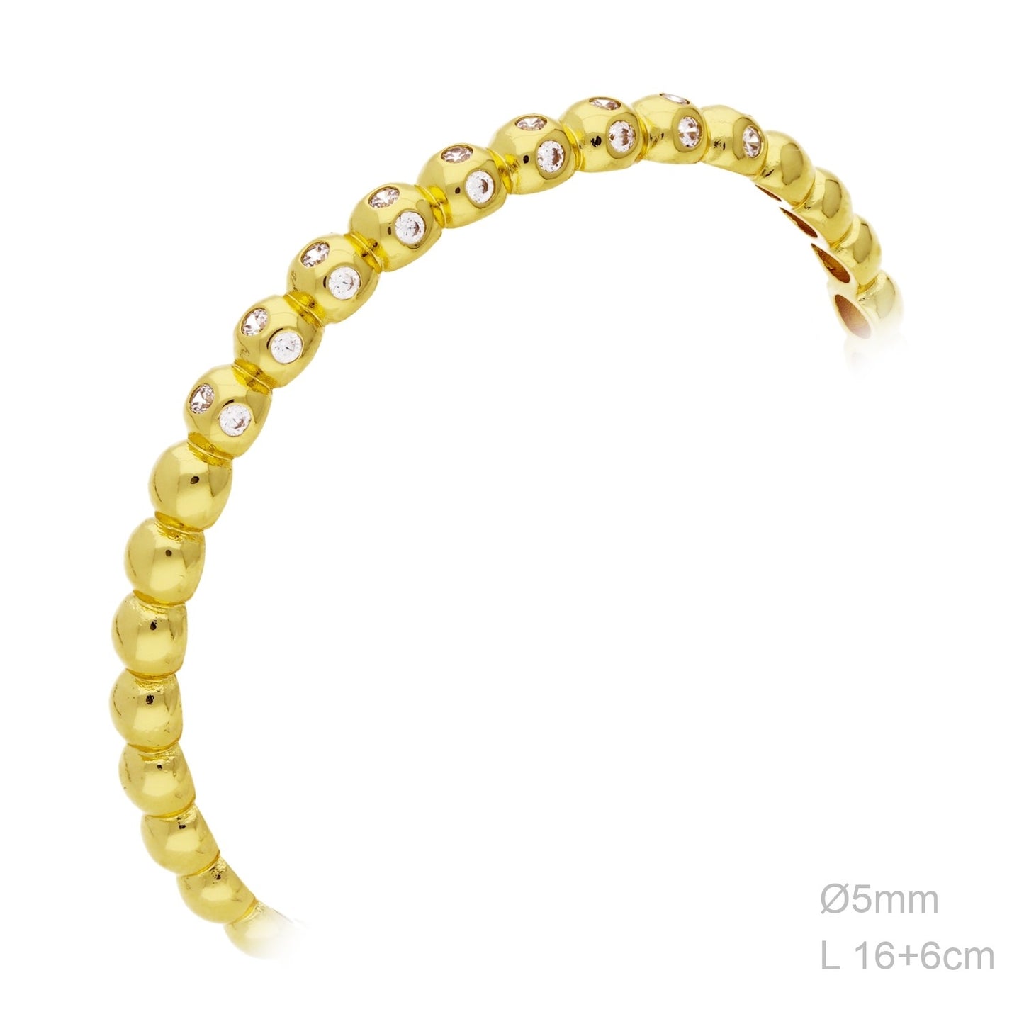 Pulsera Latón Chapada en Oro