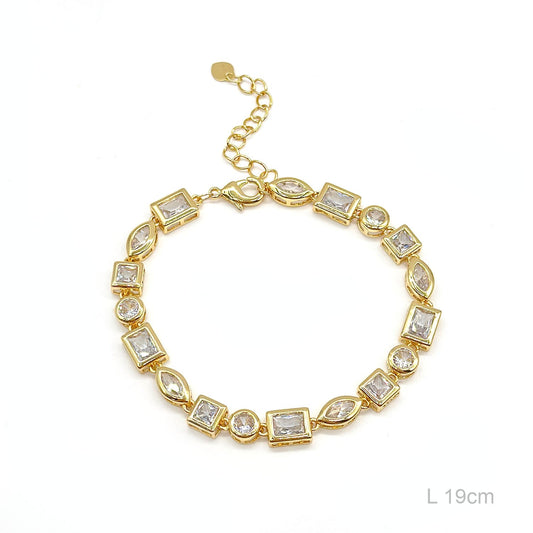 Pulsera Latón Chapada en Oro