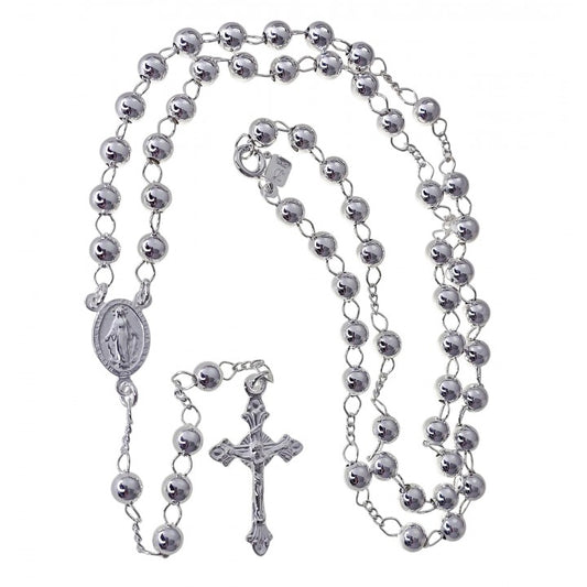 Rosario Milagrosa en Plata de Ley