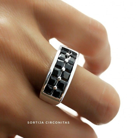 Sortija Ciconita Color Negro.