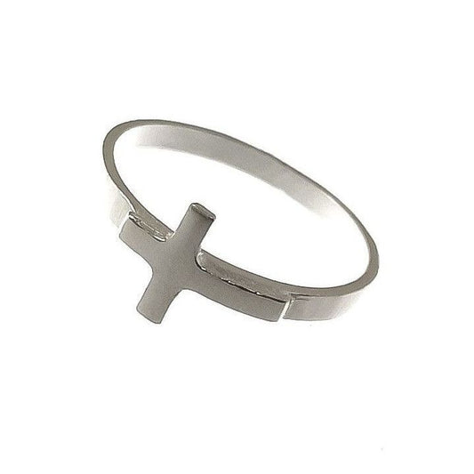 Anillo Cruz Liso